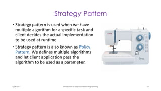 Introduction to Object oriented Design | PDF