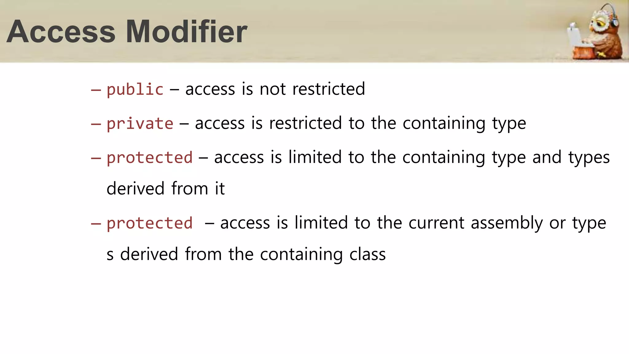 Object oriented programming | PPT