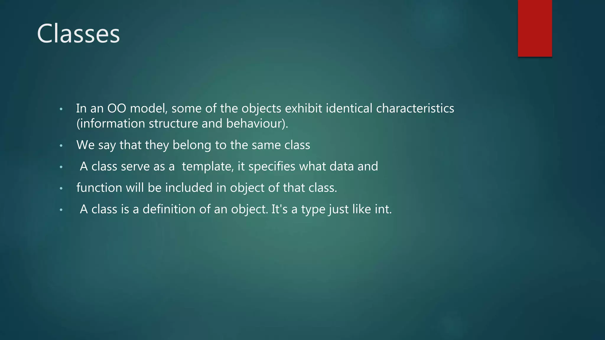 Object oriented programming | PPT