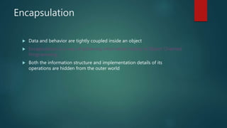 Object oriented programming | PPT