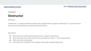 Object Oriented Programming | PPTX