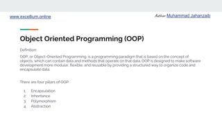 Object Oriented Programming | PPTX