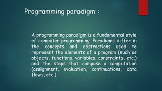 Object Oriented Programming fundamentals.pptx