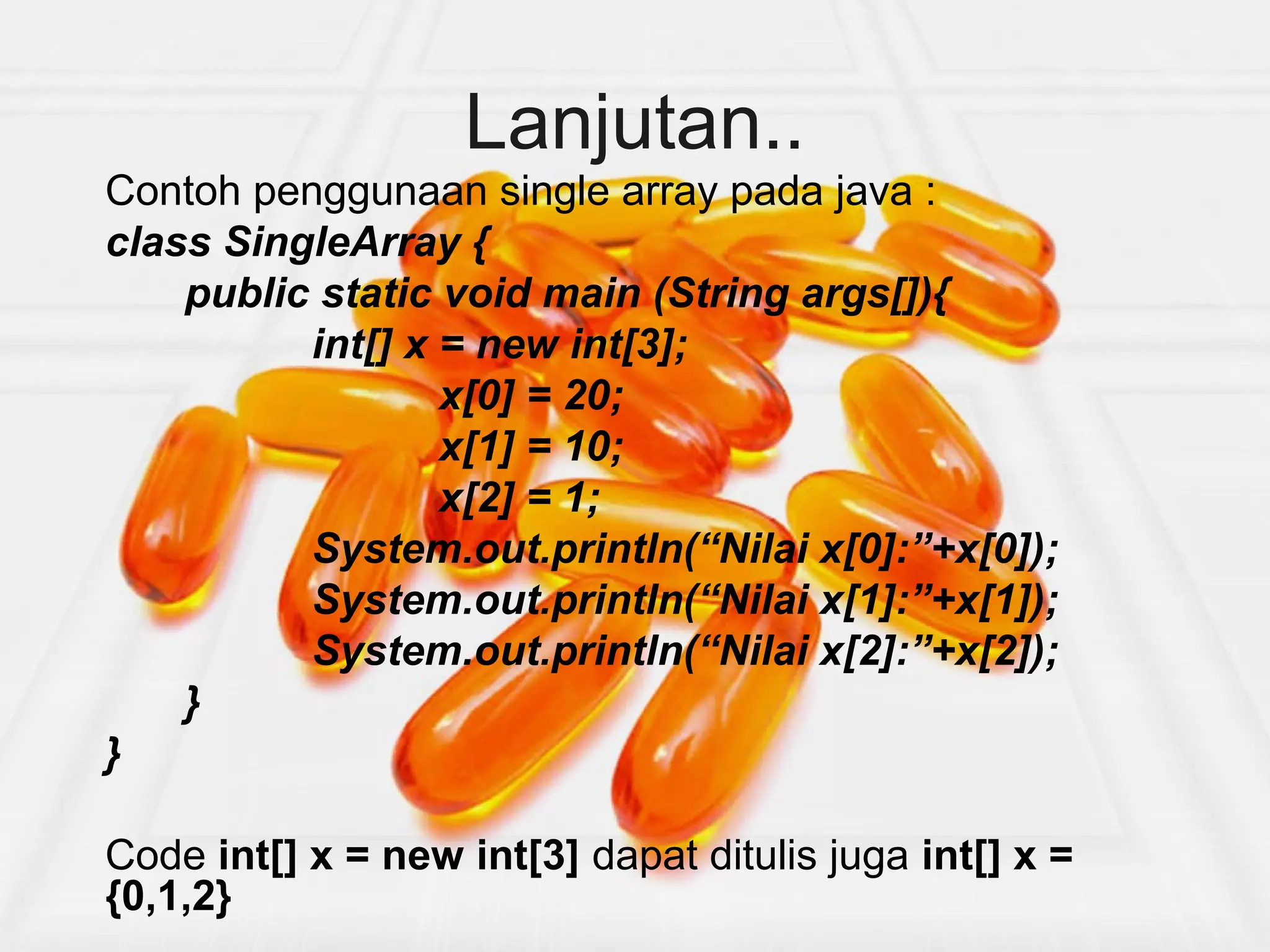 Object oriented programming menggunakan java | PPT