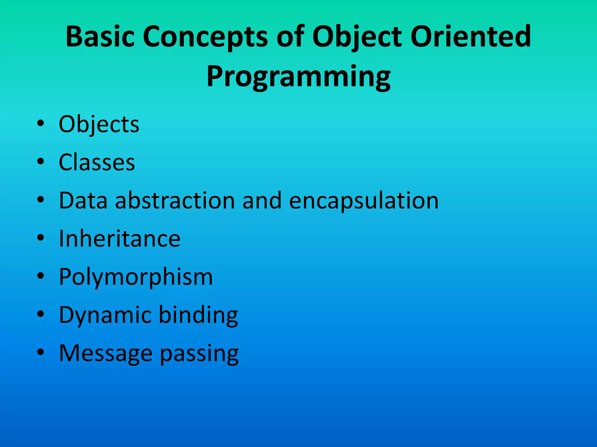 Object oriented programming 6 oop with c++ | PPT