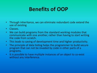 Object oriented programming 7 first steps in oop using c++ | PPT