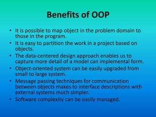 Object oriented programming 7 first steps in oop using c++ | PPT