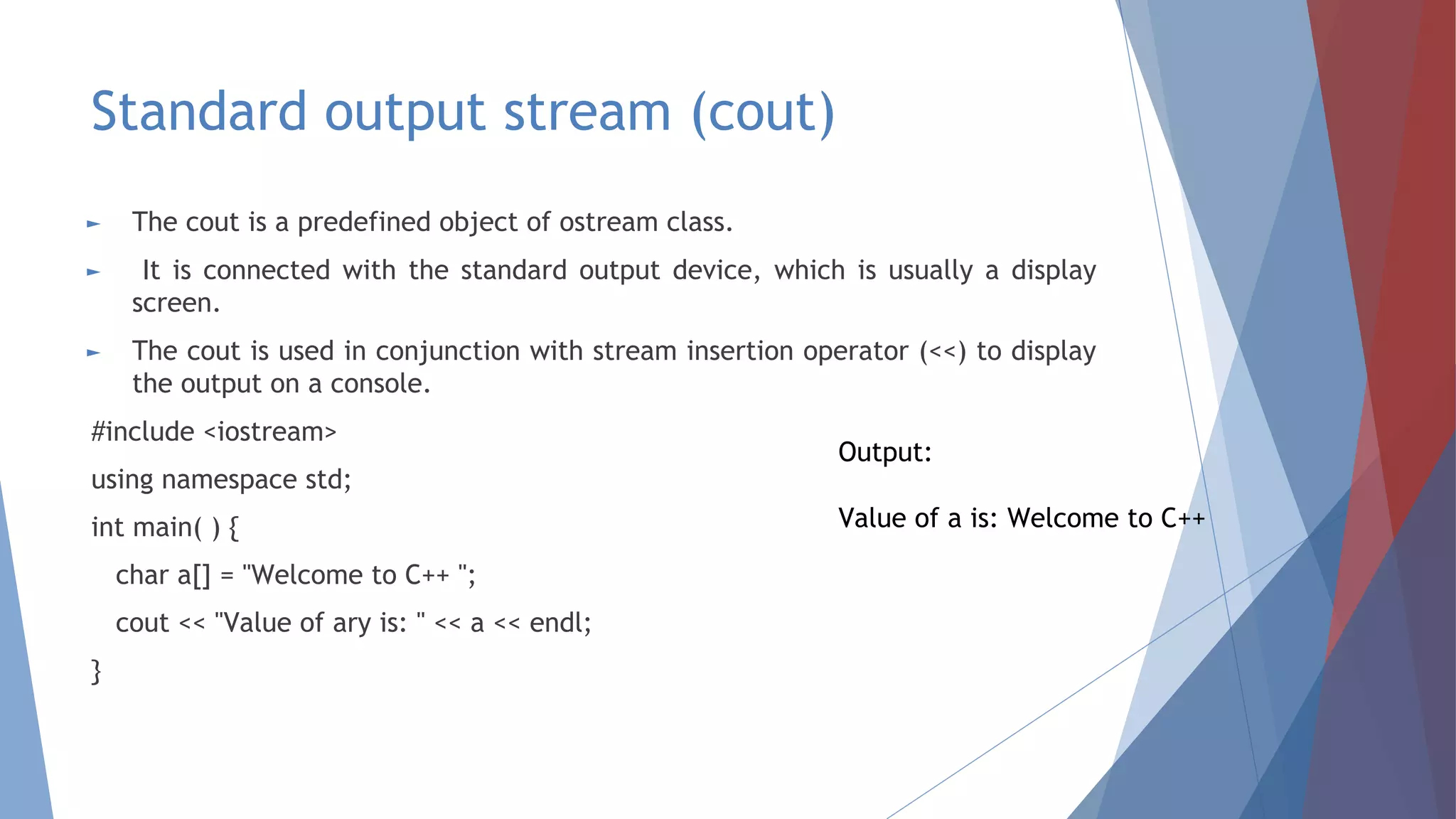 Object oriented programming c++ | PPT