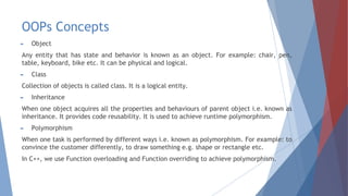 Object oriented programming c++ | PDF