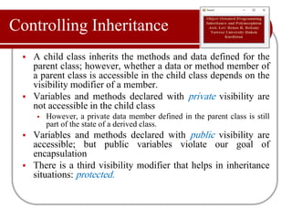 Object oriented programming inheritance | PPT