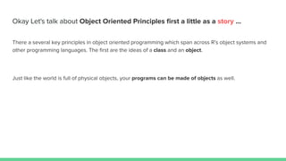 Object oriented programming in r | PDF