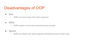 Object oriented programming interview questions | PPT