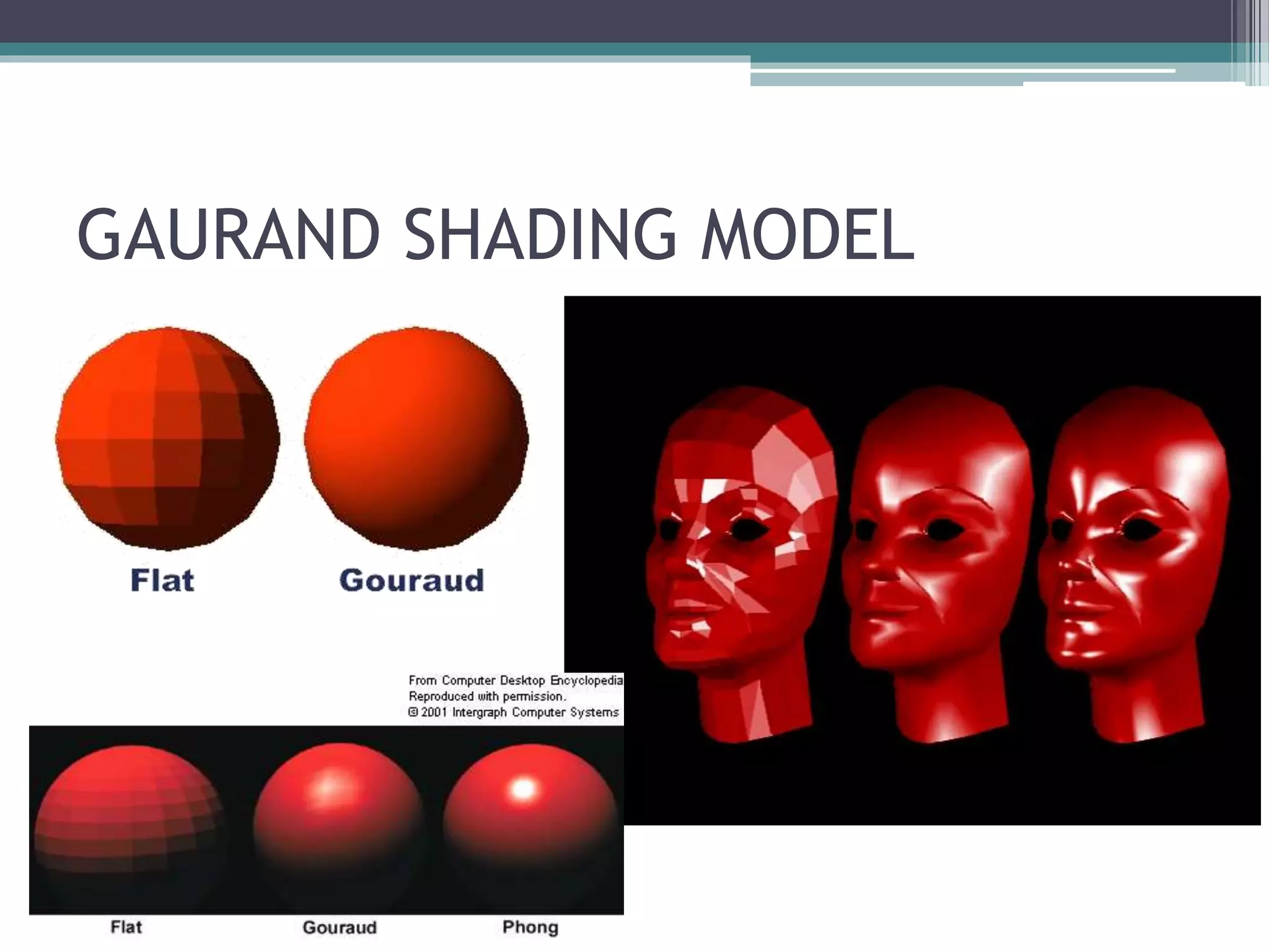 GAURAND SHADING MODEL
 