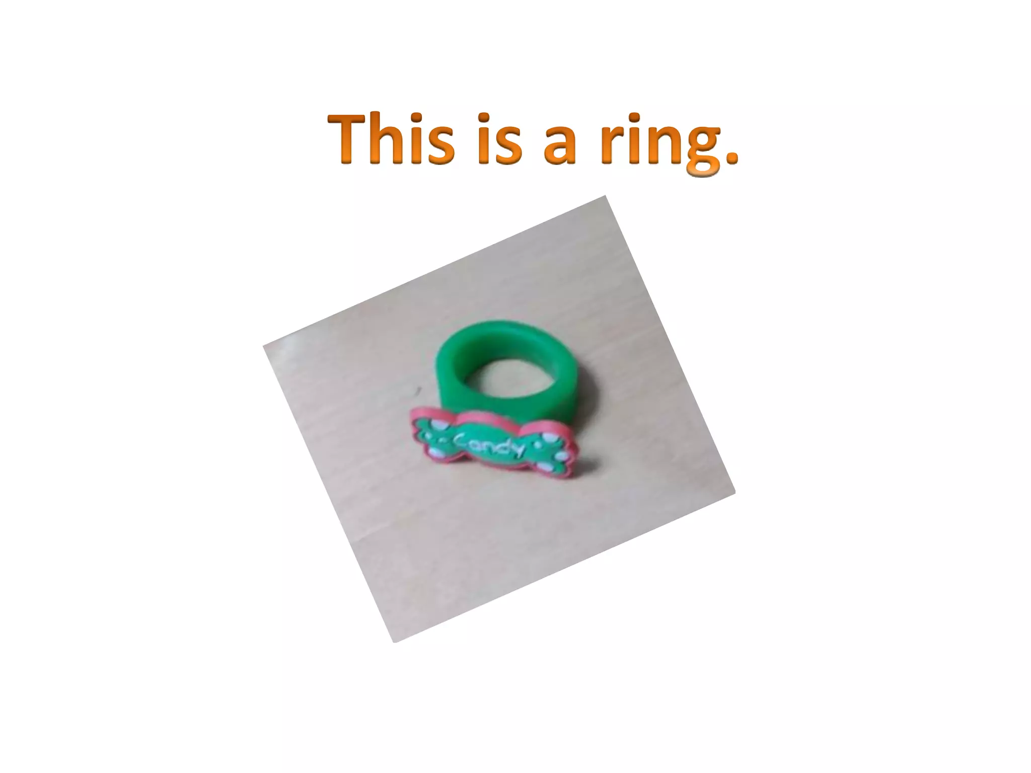 What's in your school bag?  Objects