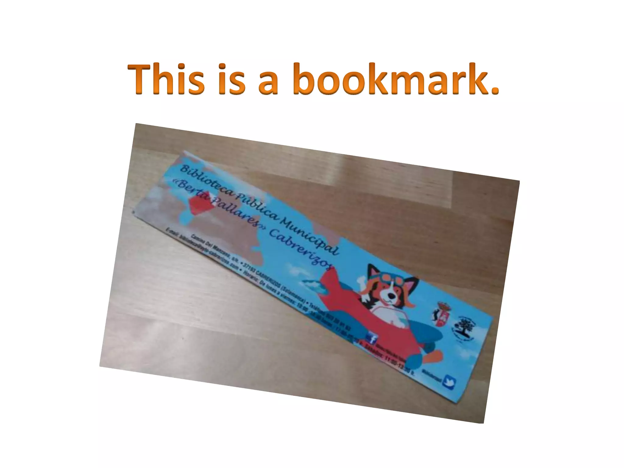 What's in your school bag?  Objects