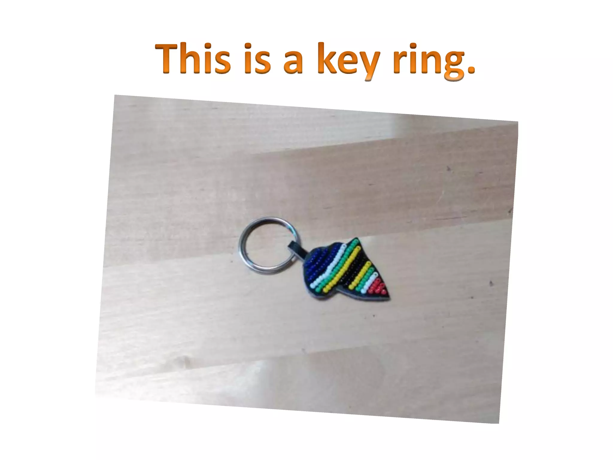 What's in your school bag?  Objects