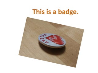 What's in your school bag?  Objects