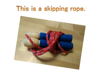 What's in your school bag?  Objects