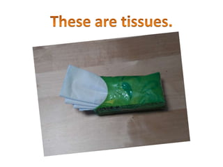 What's in your school bag?  Objects