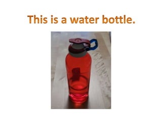 What's in your school bag?  Objects