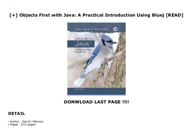 Objects First with Java: A Practical Introduction Using Bluej [READ]