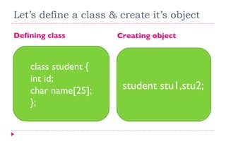 how to create object | PPT