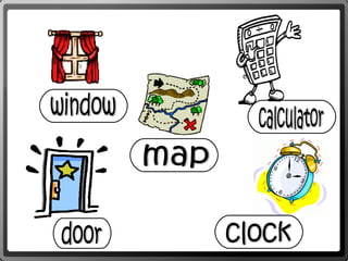 door window calculator map clock
