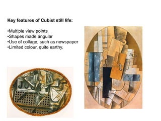 Y8 Objects and viewpoints Still life | PPTX