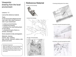 Y8 Objects and viewpoints Still life | PPTX