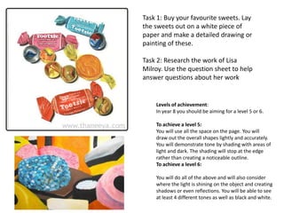 Y8 Objects and viewpoints Still life