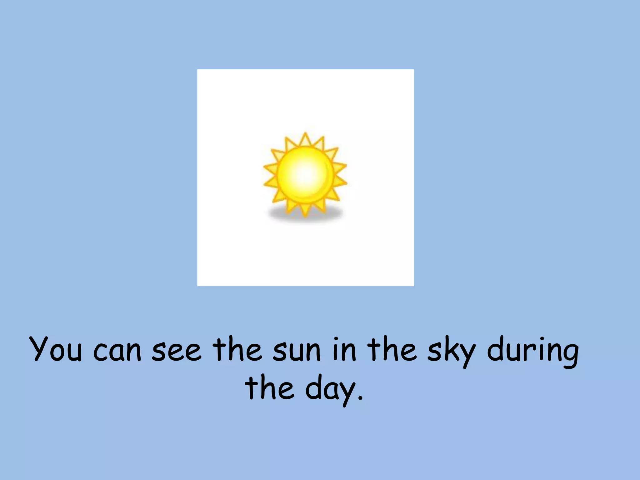 Objects in the sky PPT