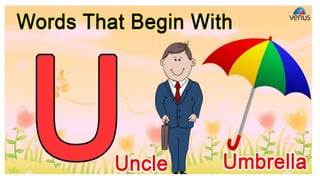 Objects that Begin with Uu | PPTX