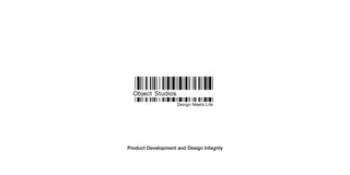 Product Development and Design Integrity
 