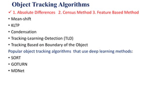 Object tracking presentation | PDF | Artificial Intelligence ...
