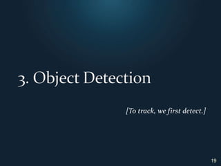 3. Object Detection19[To track, we first detect.]