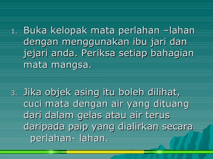 Objek Asing Dalam Organ Deria Bantu Mula Objek Asing Dalam Organ Deria Bantu Mula