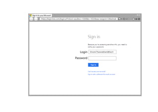 https://login.live.com/login.srf?cbcxt=azu&vv=1500&lc=1033&wa=wsignin1.0&wtreal
Vincent.Thavonekham@live.fr
Login
Password
 