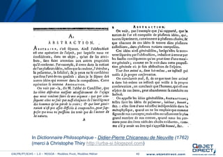 In Dictionnaire Philosophique - Didier-Pierre Chicaneau de Neuville (1762)
             (merci à Christophe Thiry http://urba-si.blogspot.com)

GW/PR/PT/8345 – 1.0 – MDSOA - Modèles Pivot, Modèles Métier   40
 