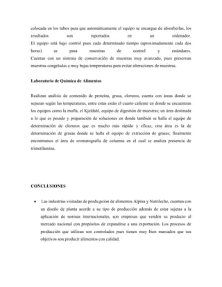 Visitas industriales