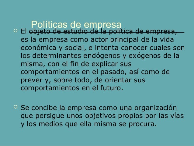 Objetivos directos e indirectos de una empresa