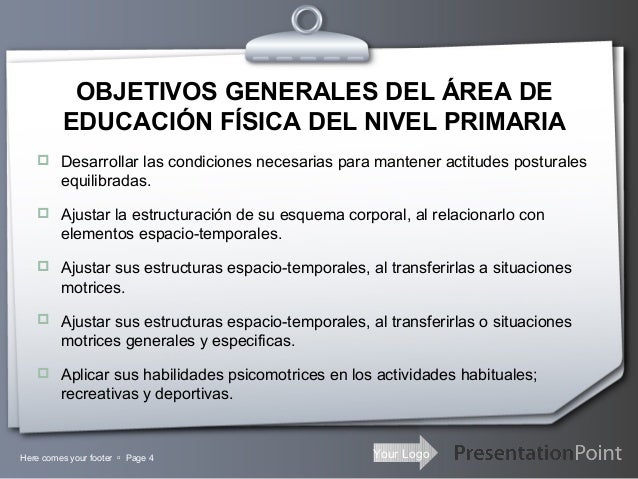 Objetivos de la educación física jmmv