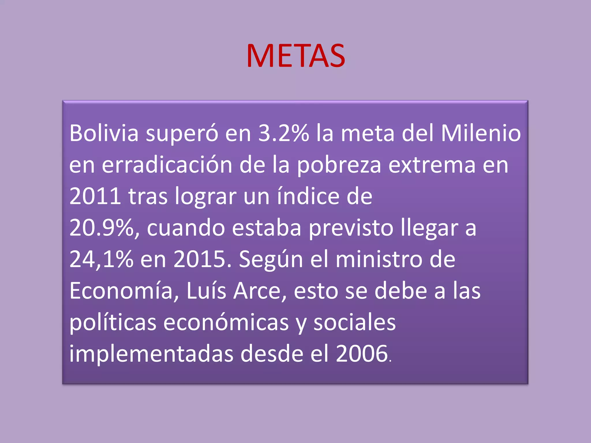 OBJETIVO 1° ERRADICAR LA POBREZA EXTREMA Y EL HAMBRE | PPTX | Debated ...