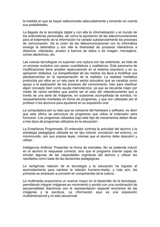 Objetivos tic en la edcacion