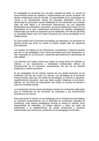 Objetivos tic en la edcacion