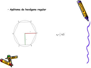 • Apótema do hexágono regular
 