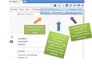 Resaltar las partes
importantes de un
      texto
 