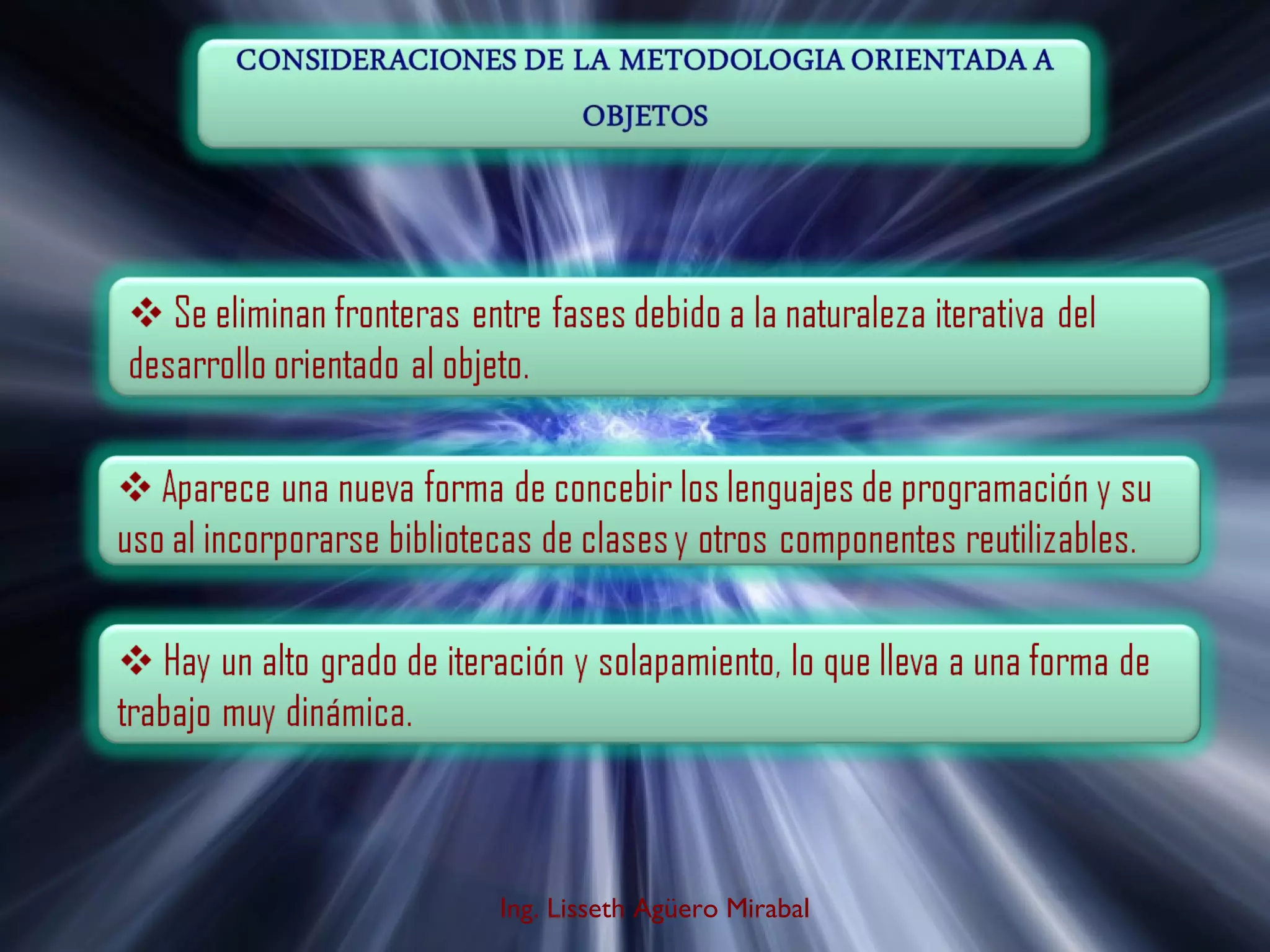 Ing. Lisseth Agüero Mirabal
 