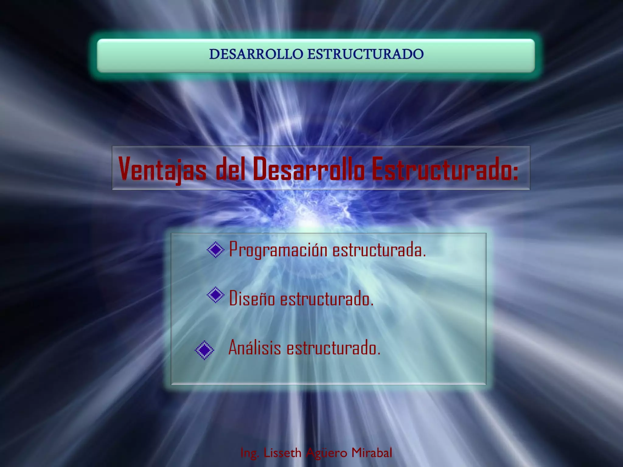 Ing. Lisseth Agüero Mirabal
 