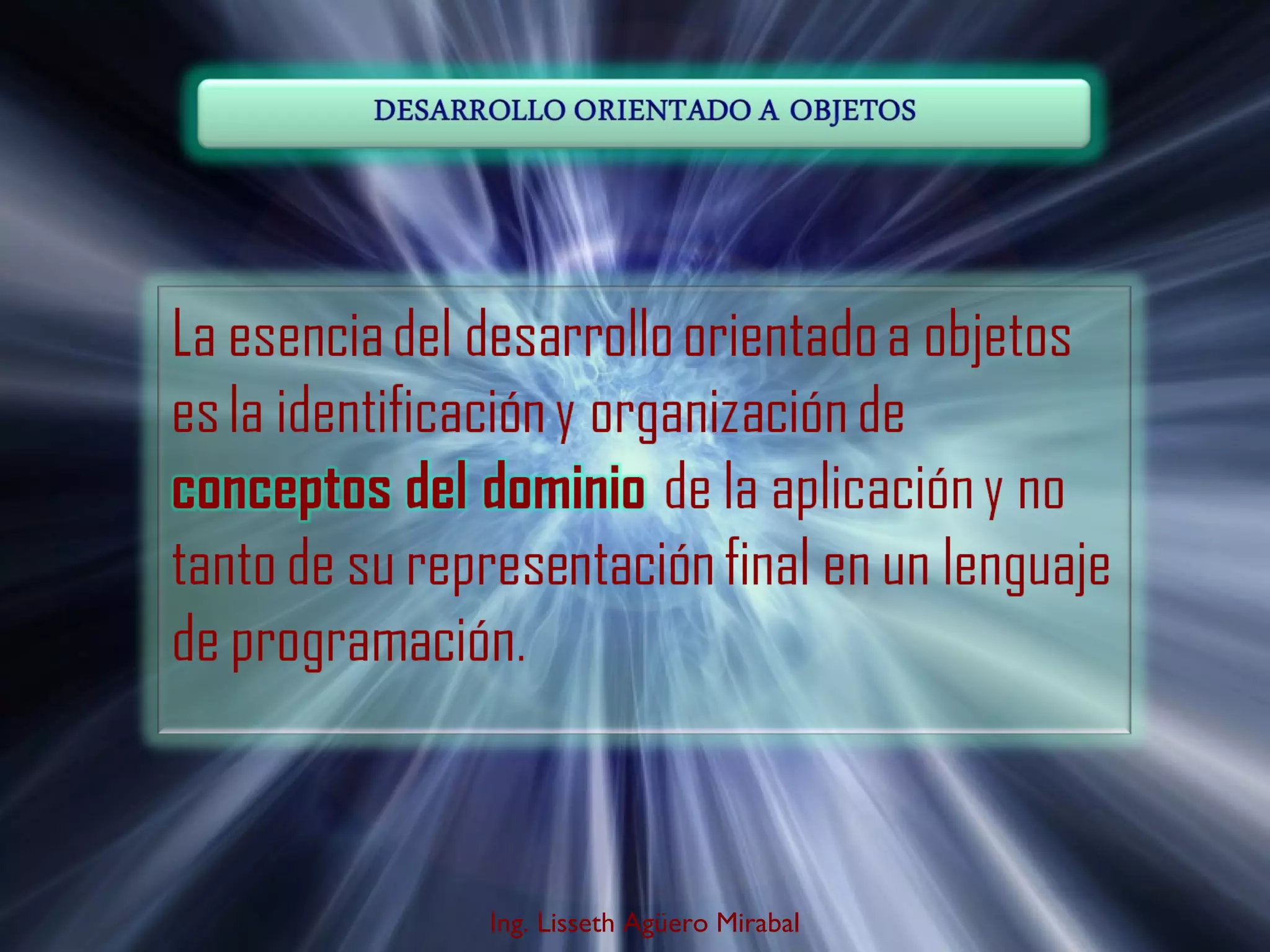 Ing. Lisseth Agüero Mirabal
 