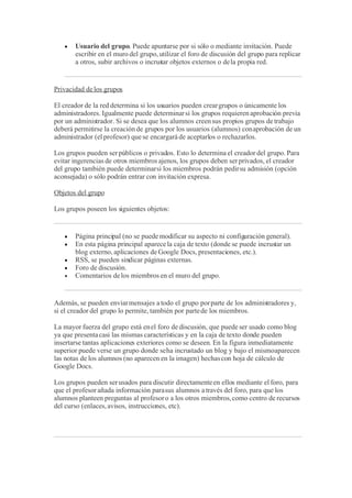 OBJETOS DE LAS REDES NING